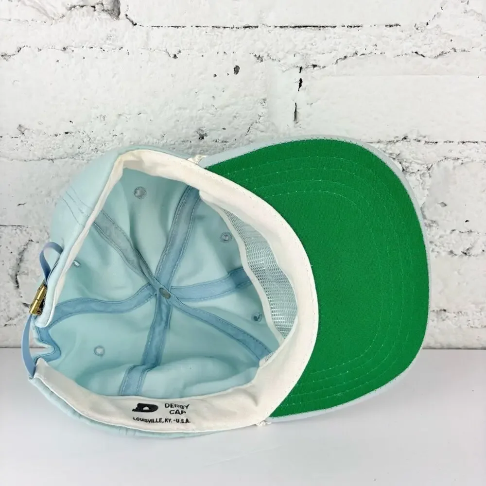 Vintage Clarence Savings Bank Blue Strapback Hat